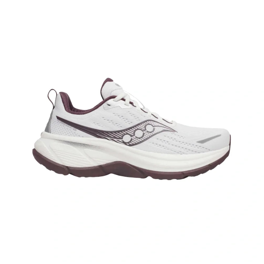Saucony Hurricane 25 White | Wine