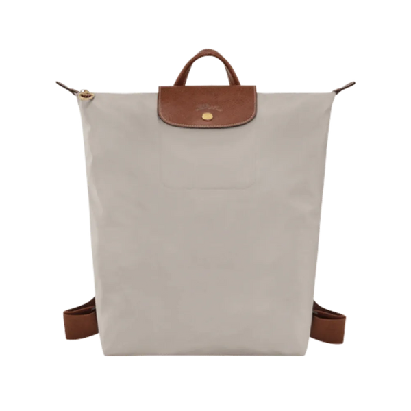 Longchamp Le Pliage Original M Backpack Pebble - Recycled canvas