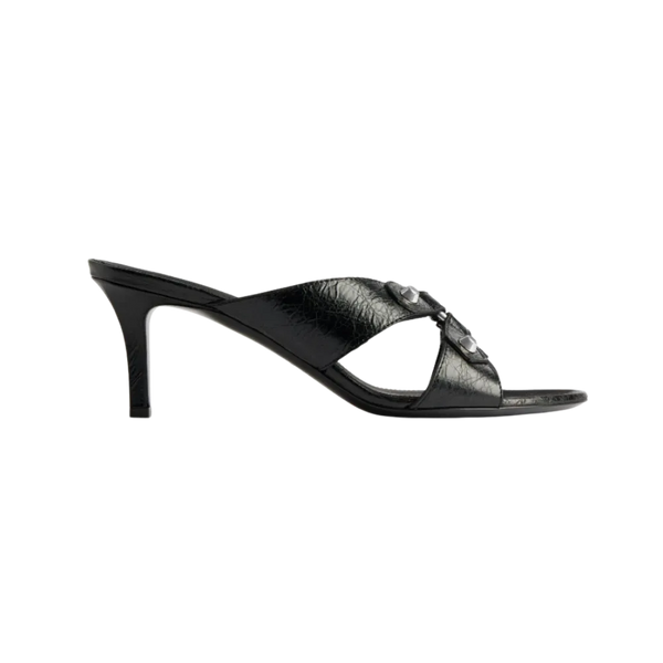 Balenciaga City Sandal In Black