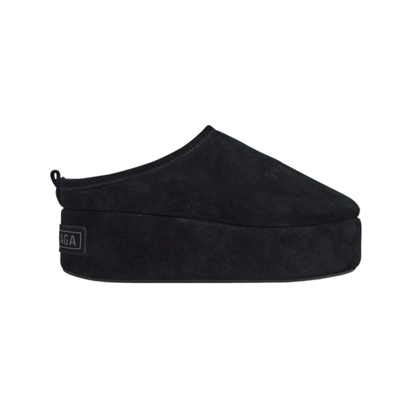 Balenciaga Alaska Soft Platform Mule In Black