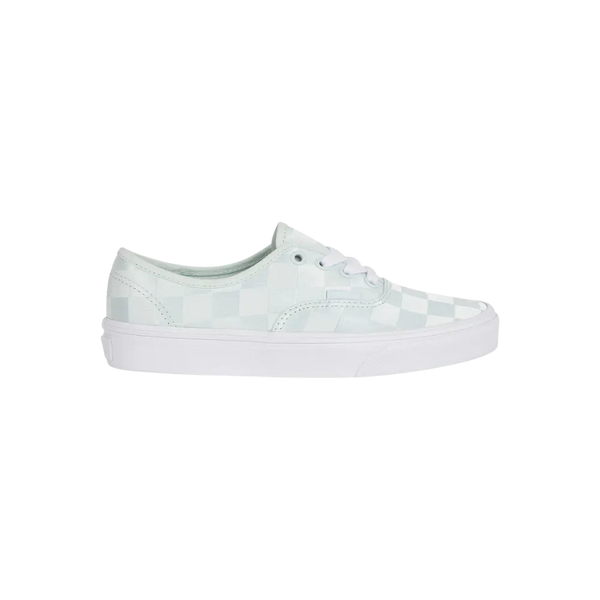 Vans Authentic Checkerboard Satin Shoe Spa Blue