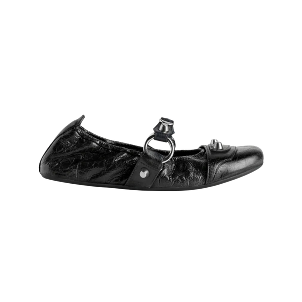 Balenciaga City Ballerina In Black