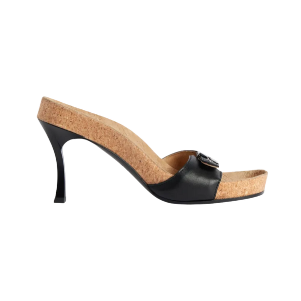 Balenciaga I Scholl Sandal In Black