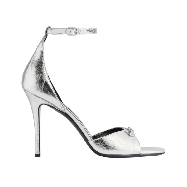 Balenciaga City Uptown Sandal In Silver