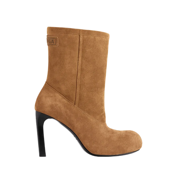 Balenciaga Fargo Bootie In Brown