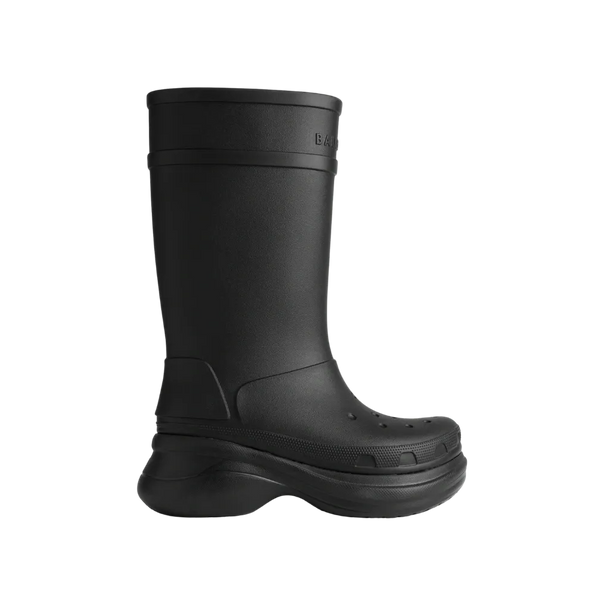Balenciaga Crocs Boot In Black