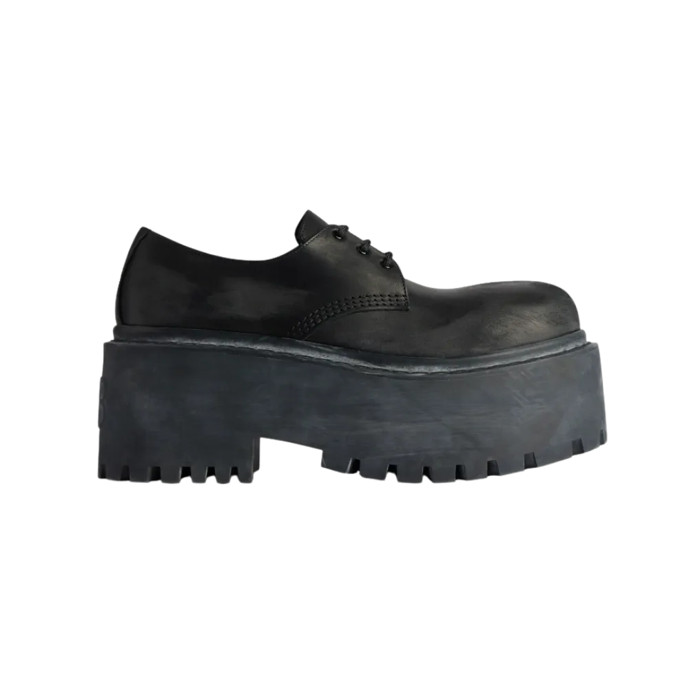 Balenciaga Strike Platform Derby In Black