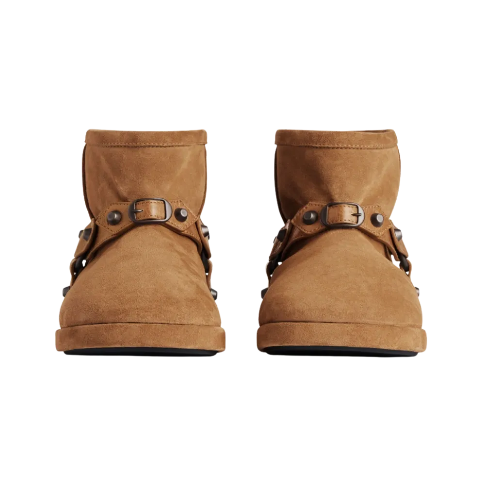 Balenciaga Alaska Soft Bootie In Camel