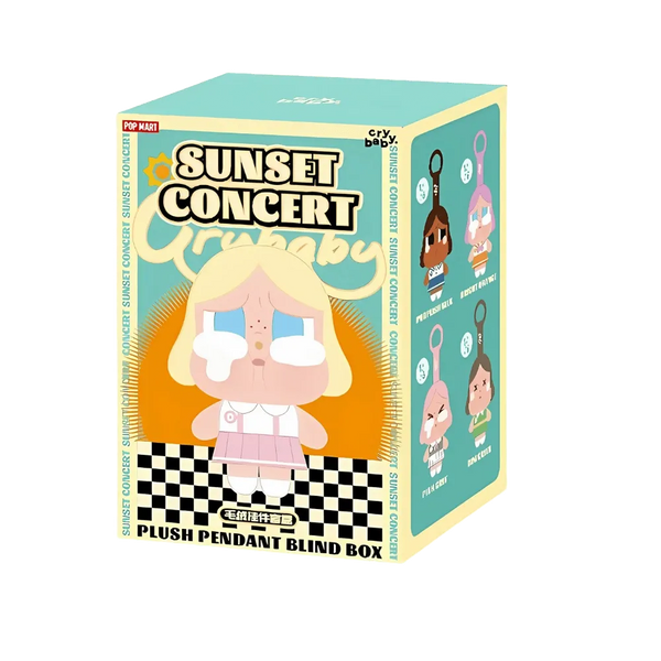 Pop Mart CryBaby Sunset Concert Series Plush Pendant Blind Box