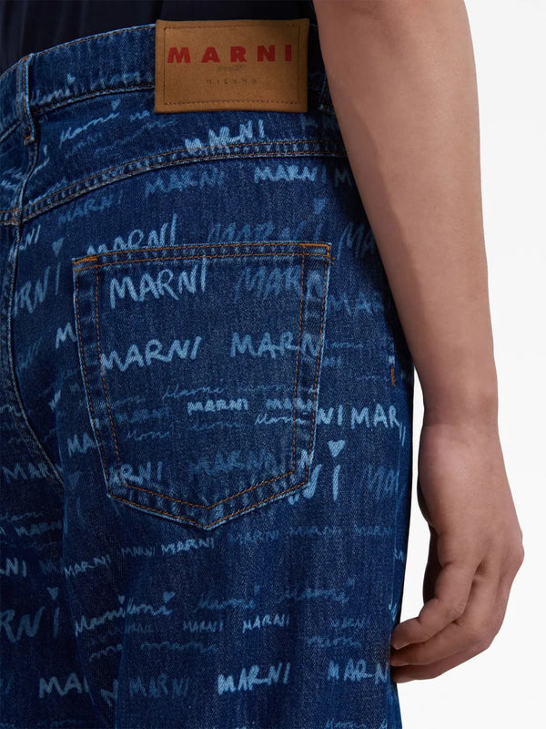 Marni Mega Marni Straight-Leg Trousers