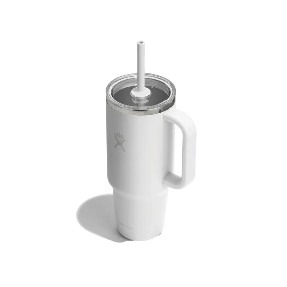 Hydro Flask 24 oz Travel White-Clear