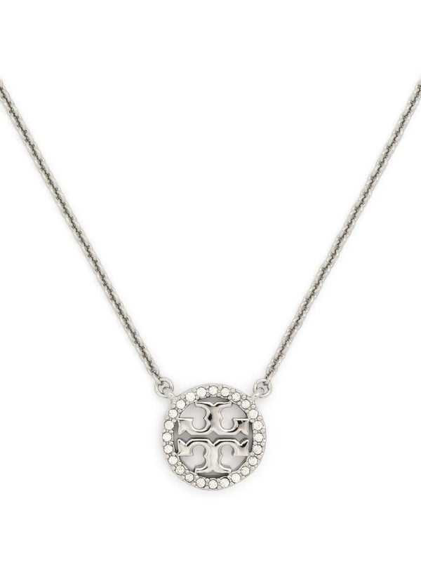 Tory Burch Miller logo-pendant necklace