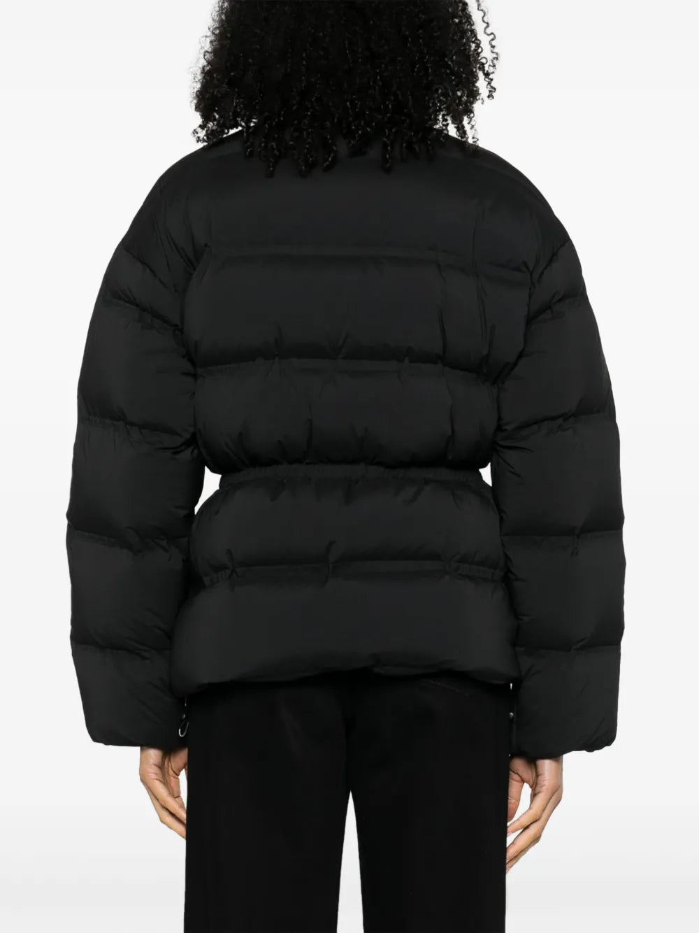 Alexander Wang Alexander Wang Reflective-Logo Jacquard Puffer Jacket