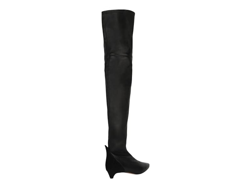 Givenchy Givenchy Over-The-Knee Kitten Heel Boots Black (Women's)