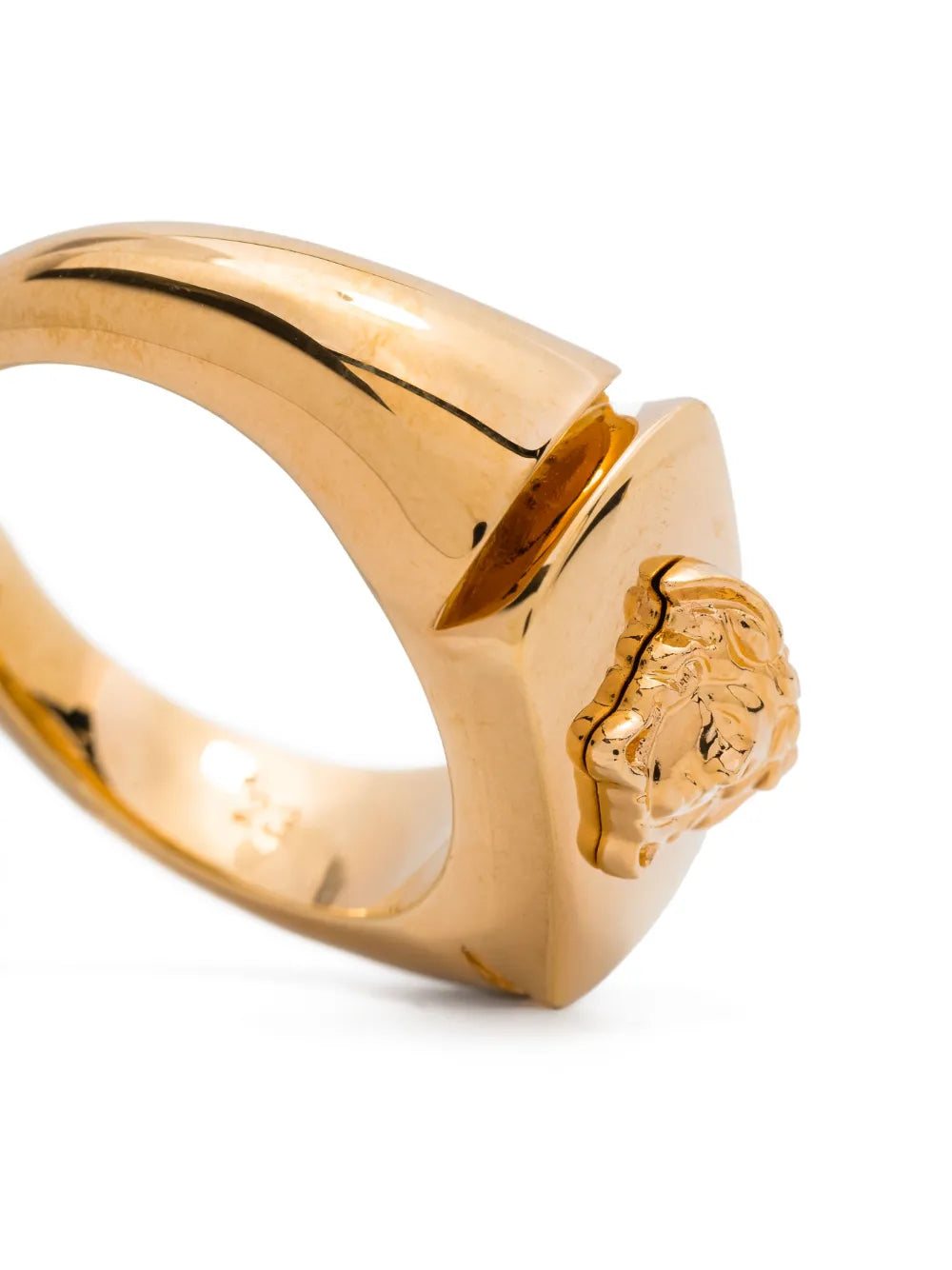 Versace Medusa-embossed signet ring