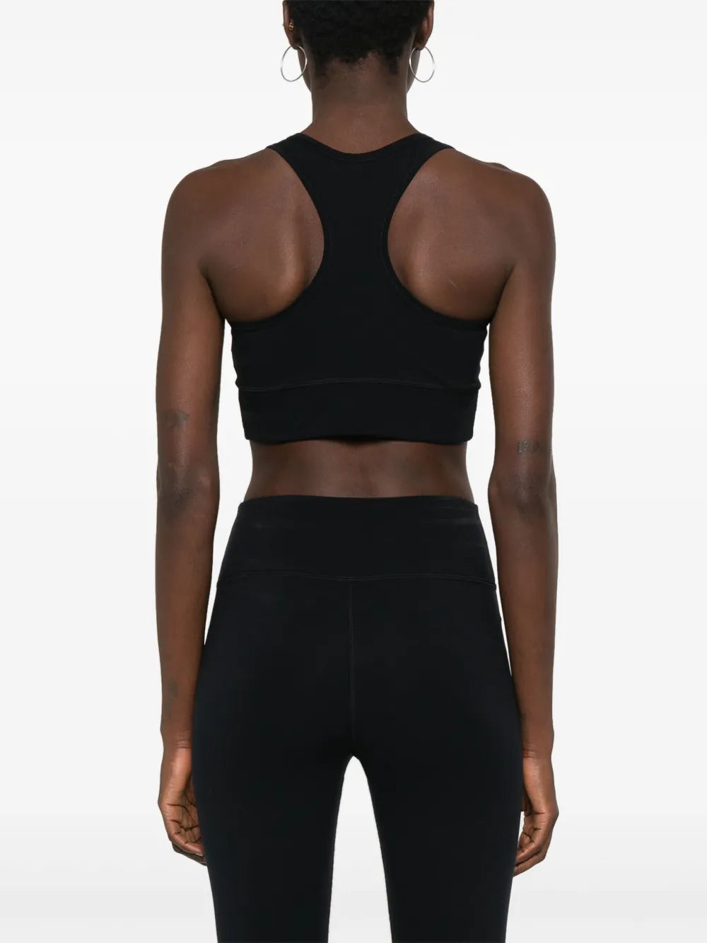 Balenciaga reflective-logo bra top