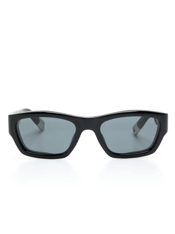 jacquemus Les Lunettes Meridiano trapezoid-frame sunglasses