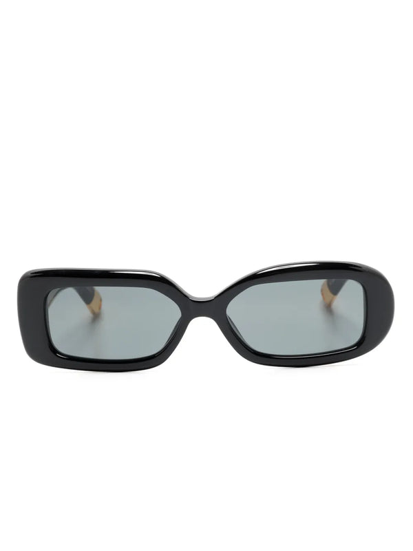 jacquemus Les Lunettes Rond Carré asymmetric sunglasses