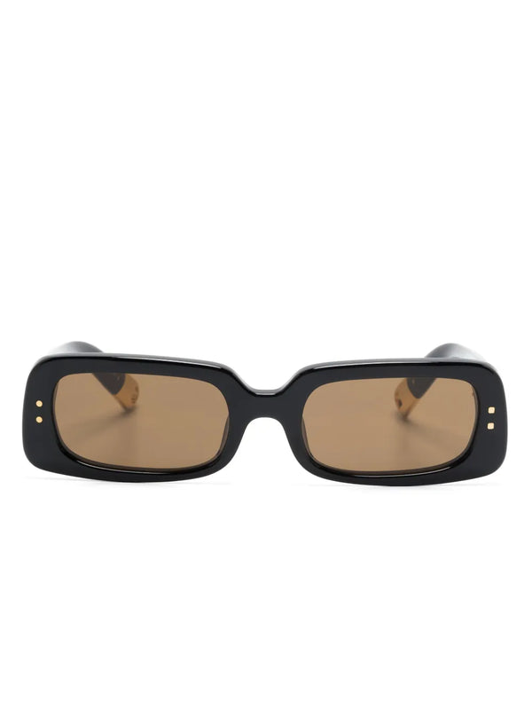 jacquemus Azzuro rectangle-frame sunglasses