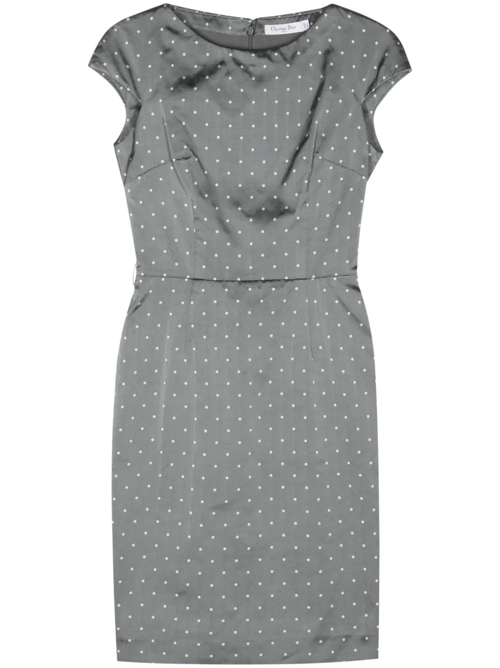 Christian Dior Christian Dior 2000s Polka-Dot Midi Dress