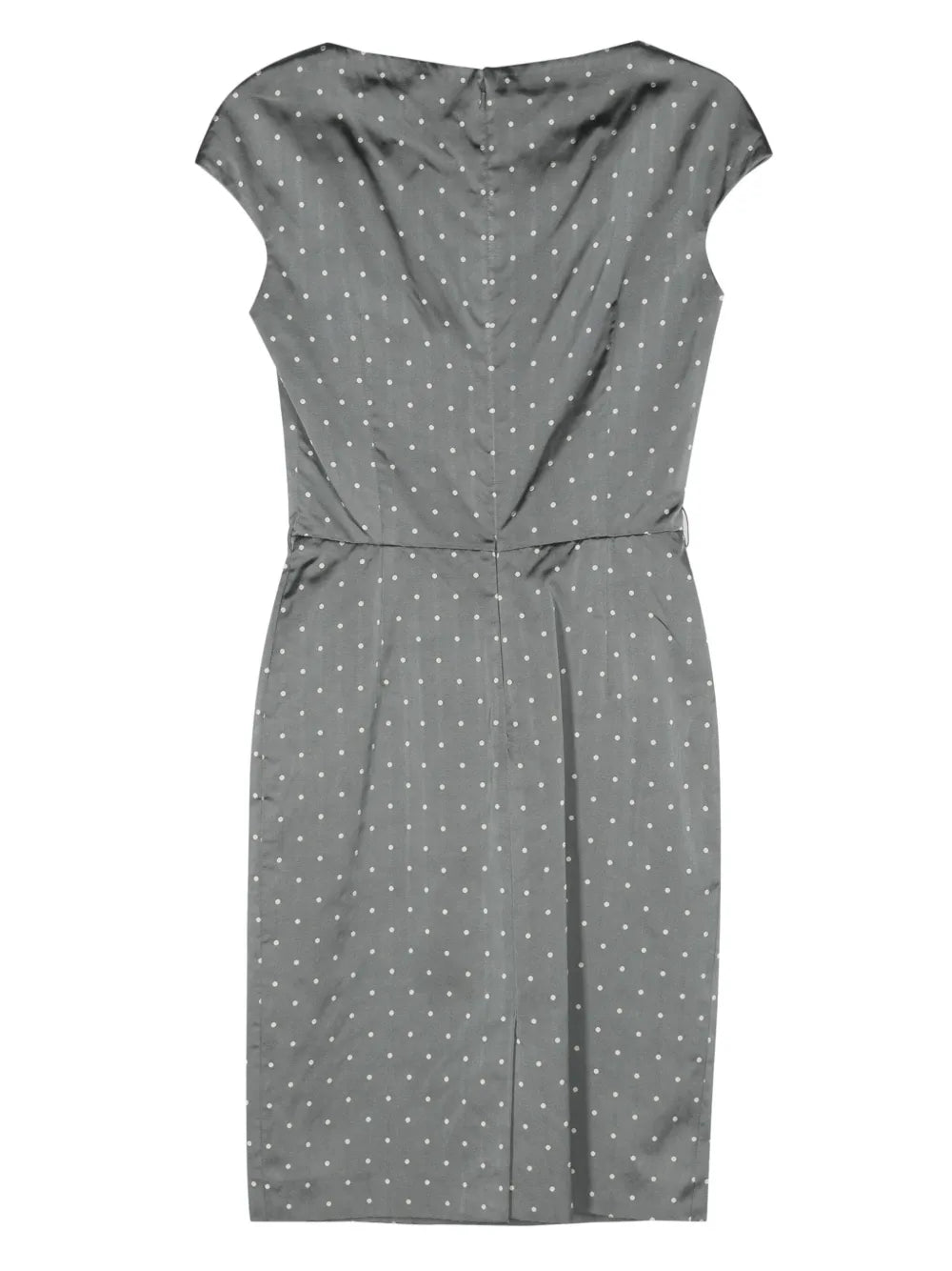 Christian Dior Christian Dior 2000s Polka-Dot Midi Dress