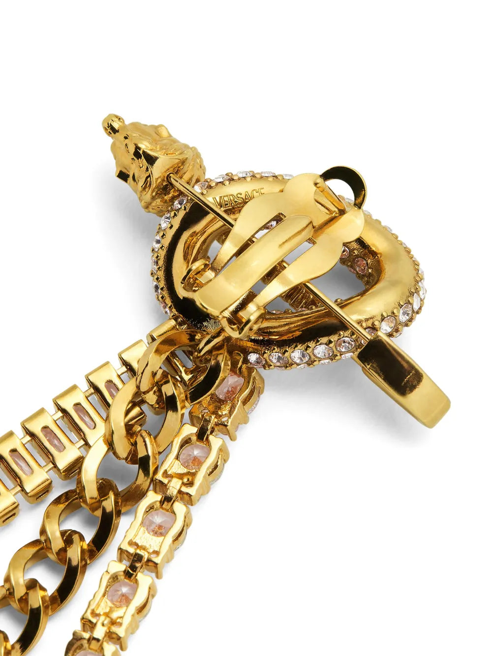 Versace Clash drop single earring