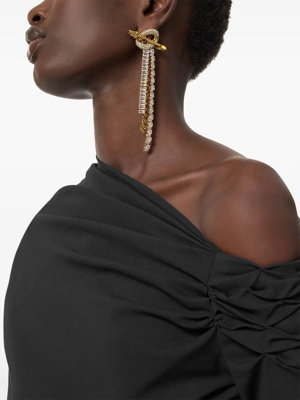 Versace Clash drop single earring