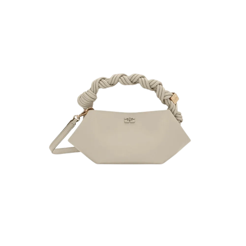 Ganni Light Grey Mini Bou Bag
