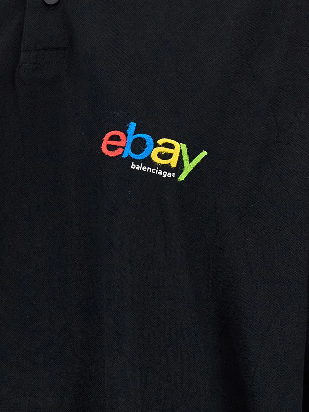 Balenciaga x eBay cotton polo shirt