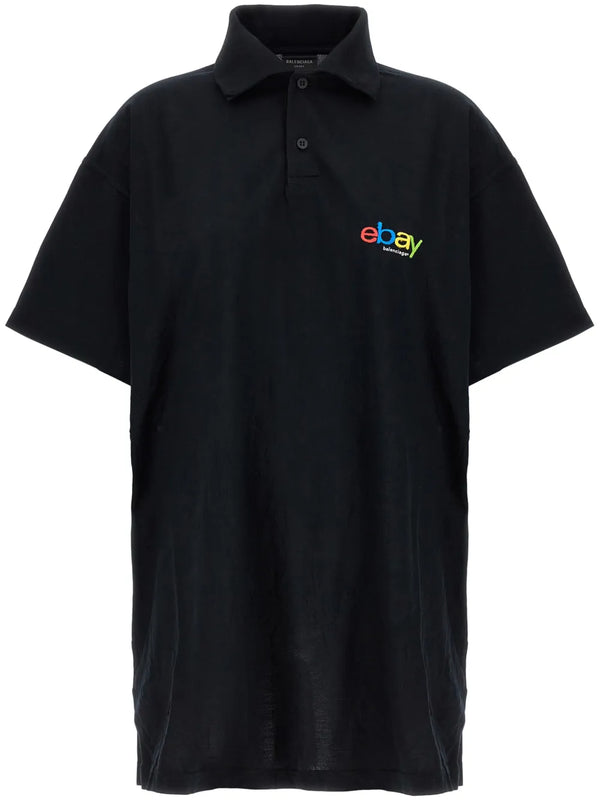 Balenciaga x eBay cotton polo shirt