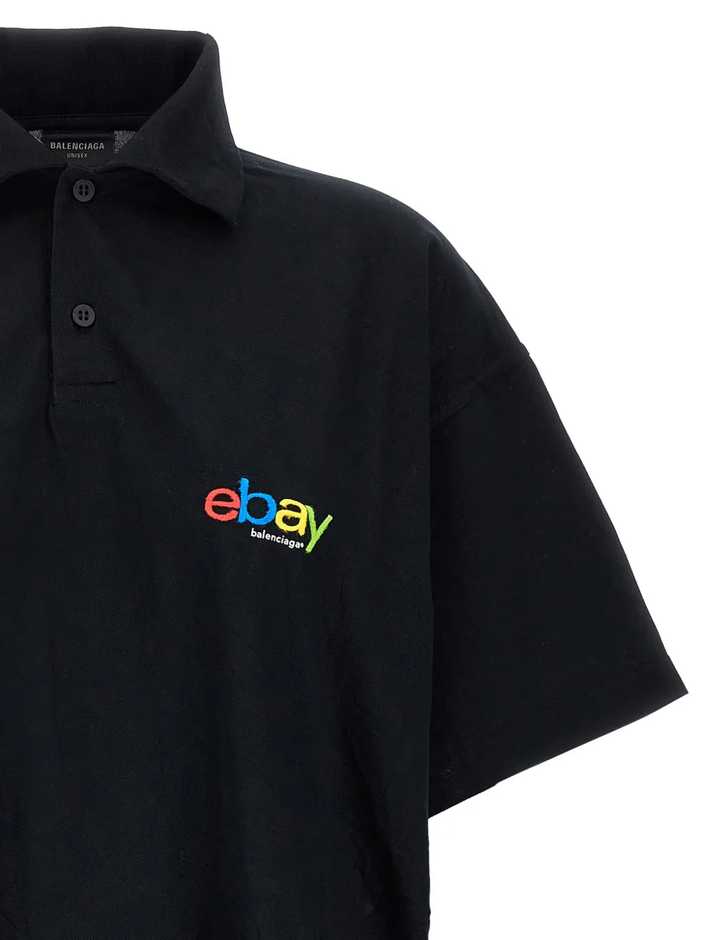 Balenciaga x eBay cotton polo shirt