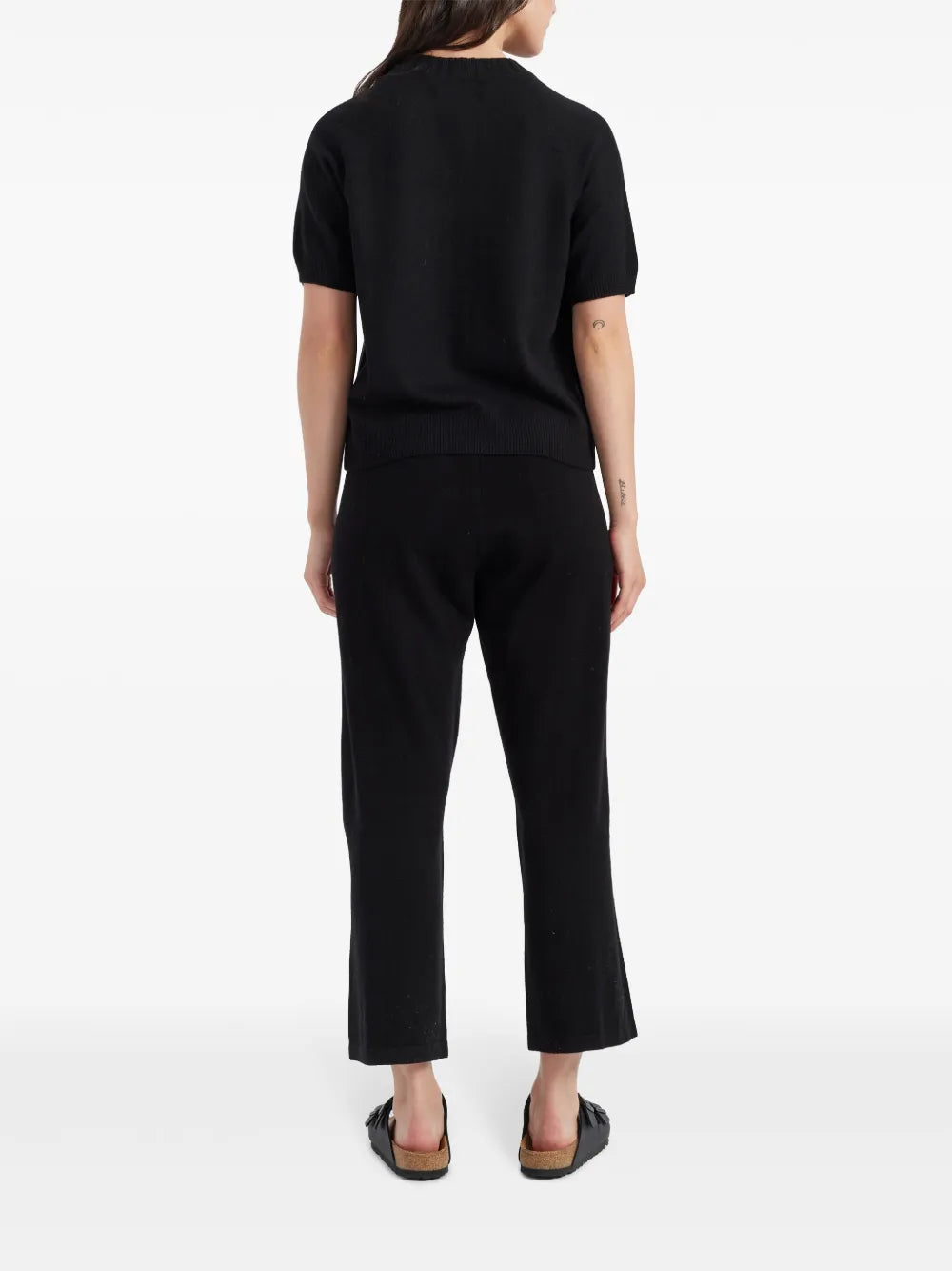 Balenciaga wide-leg cropped trousers