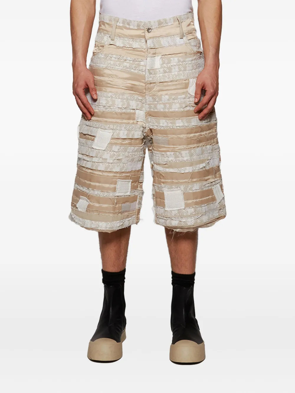 Ami Paris Ami Paris Panelled Shorts