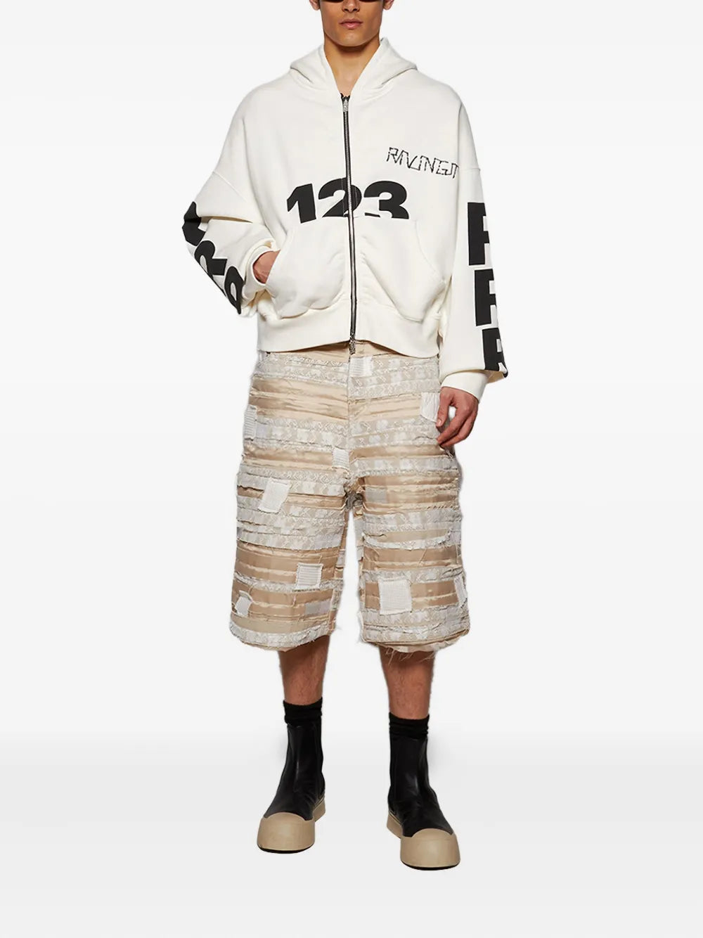 Ami Paris Ami Paris Panelled Shorts