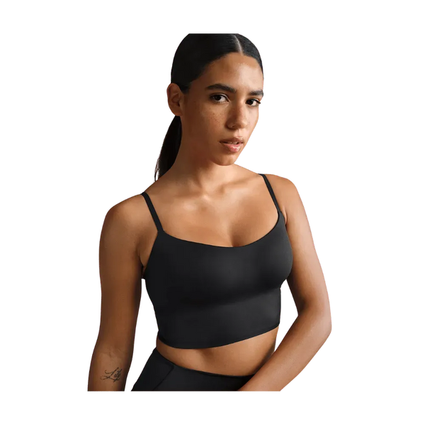 Nike X Skims Matte Women's Cami Longline Bra Obsidian