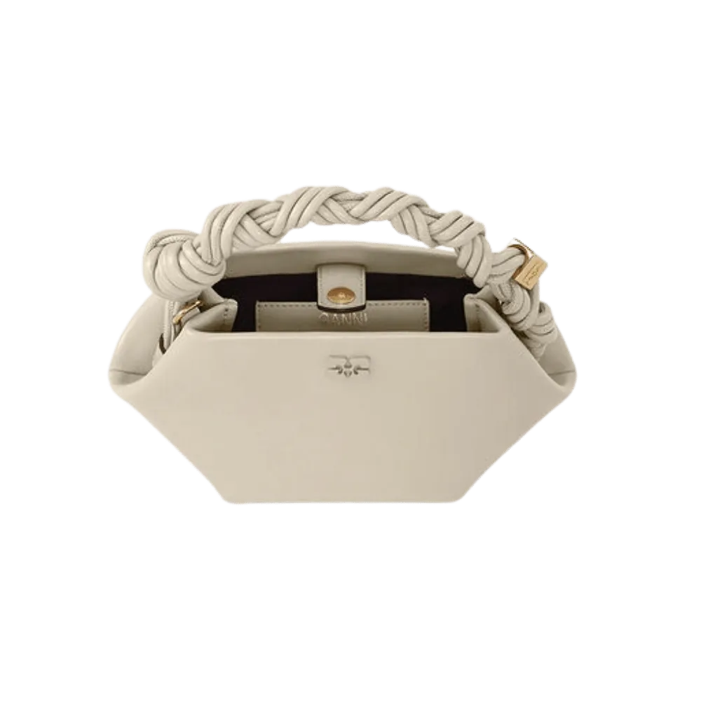 Ganni Light Grey Mini Bou Bag