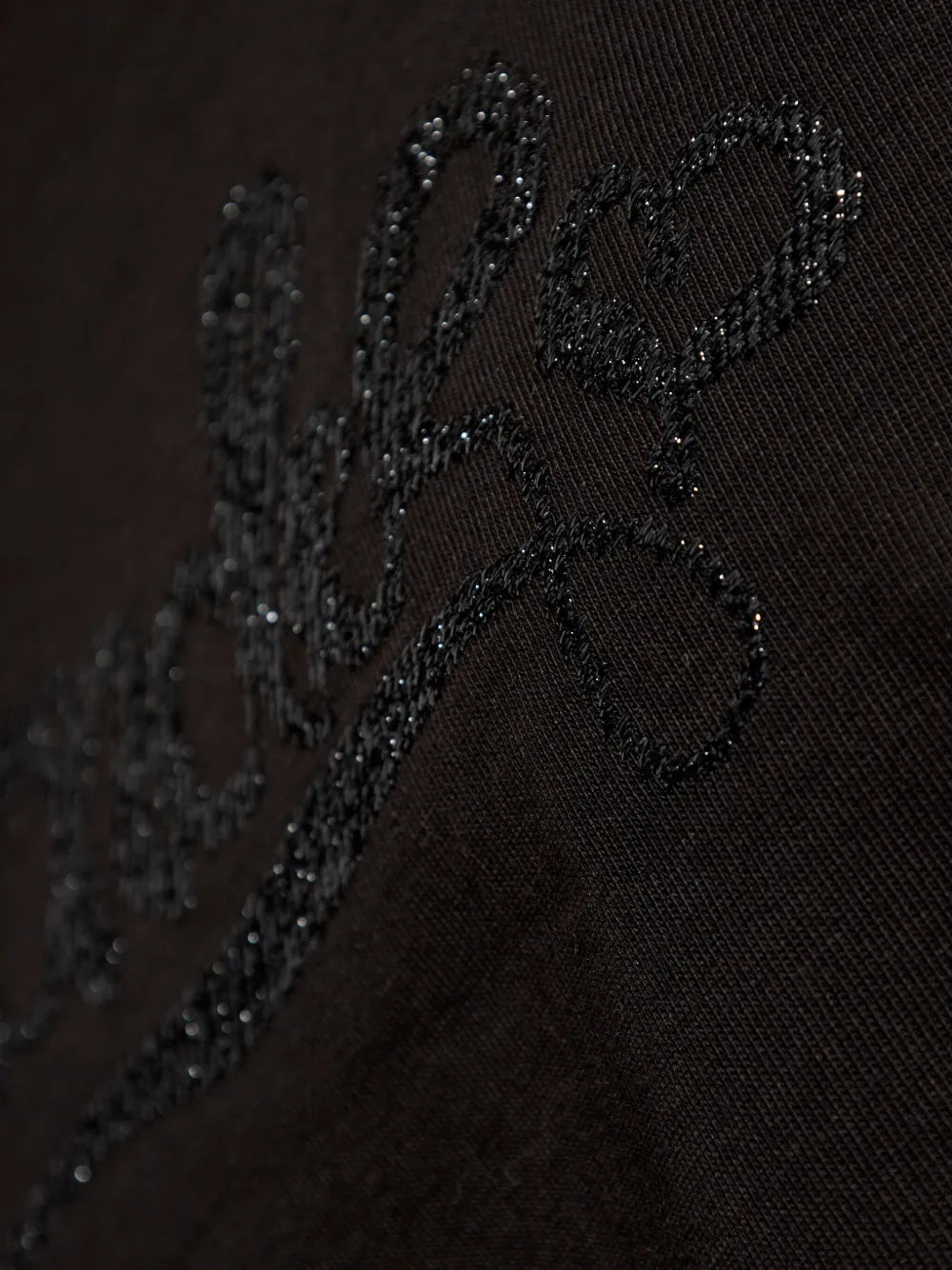 Moncler Moncler Glitter-Logo T-Shirt