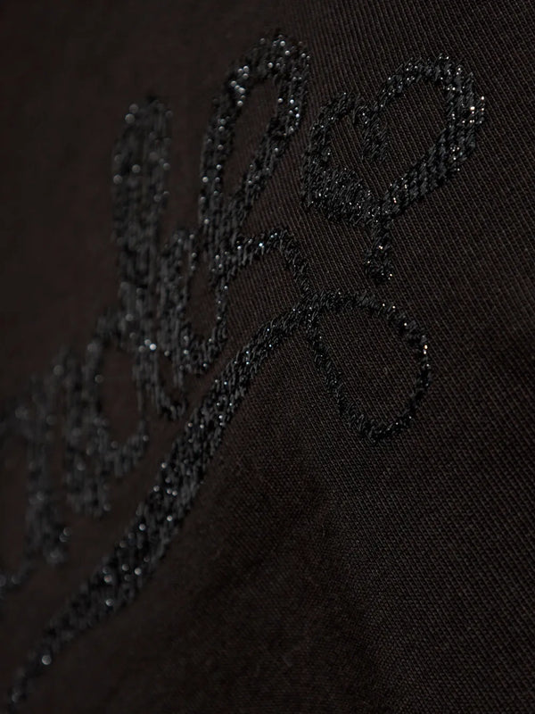 Moncler Moncler Glitter-Logo T-Shirt