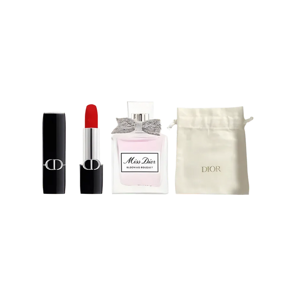 Dior Perfume + Lipstick Gift Set