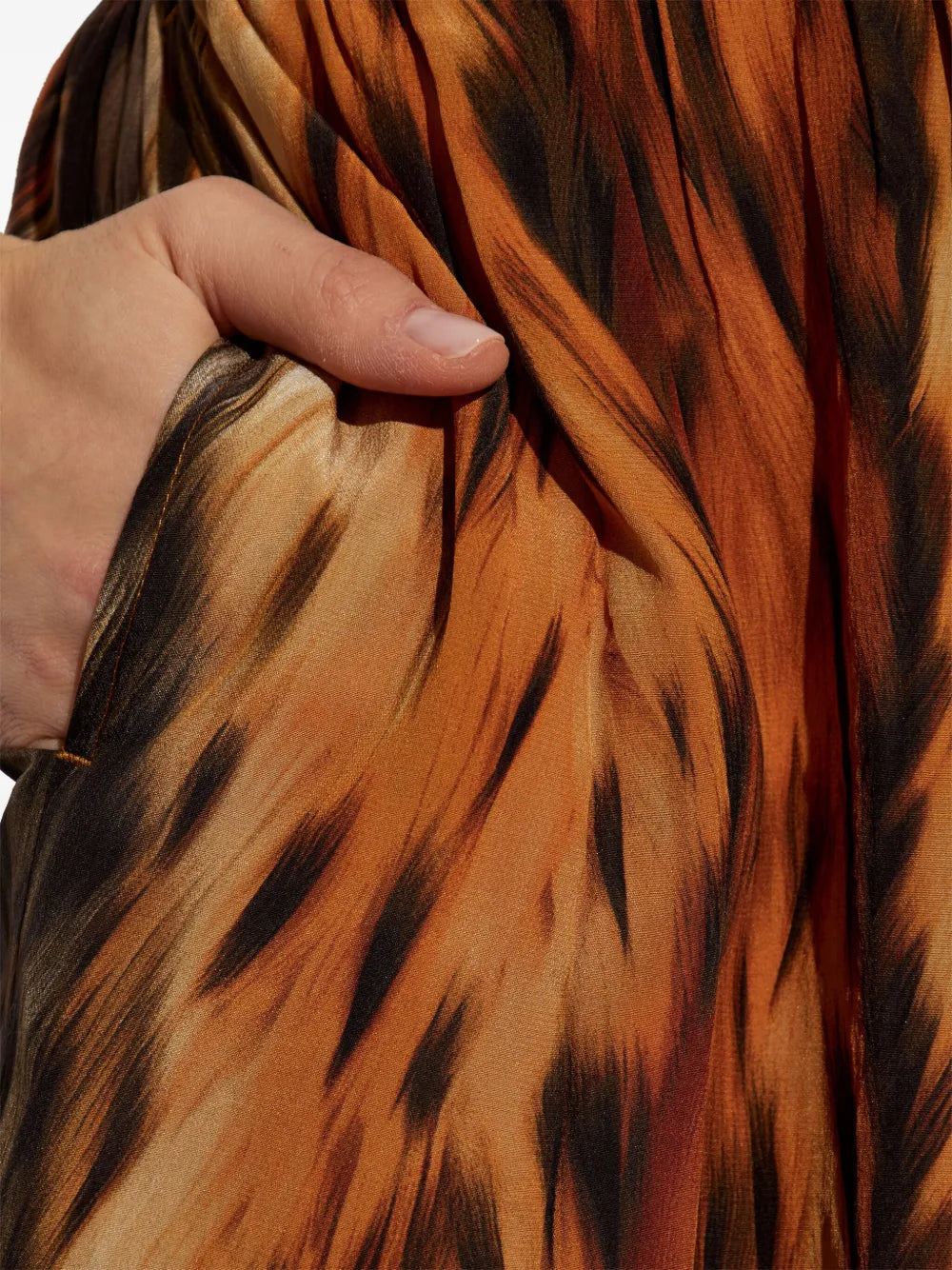 Balenciaga printed straight trousers