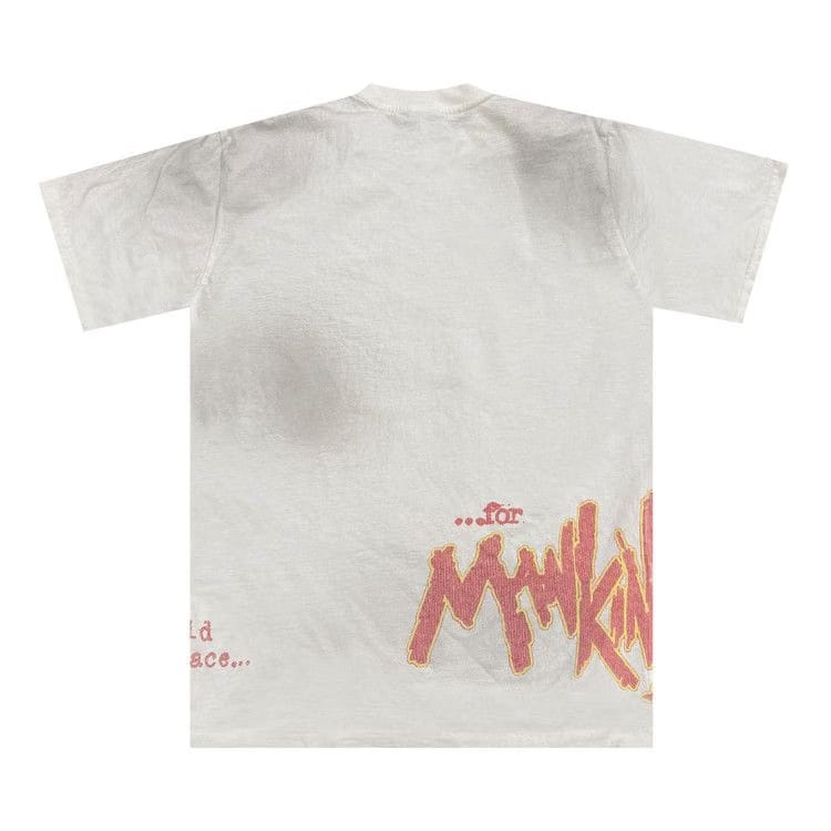 Cactus Jack By Travis Scott Cactus Jack By Travis Scott X Wwe Mankind T-Shirt White