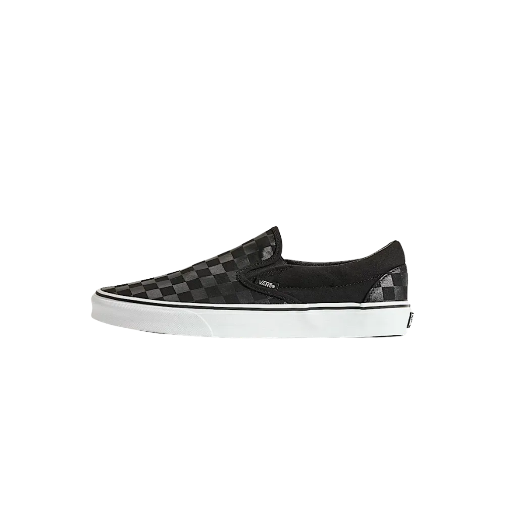Vans Classic Slip-On Checkerboard Shoe Black