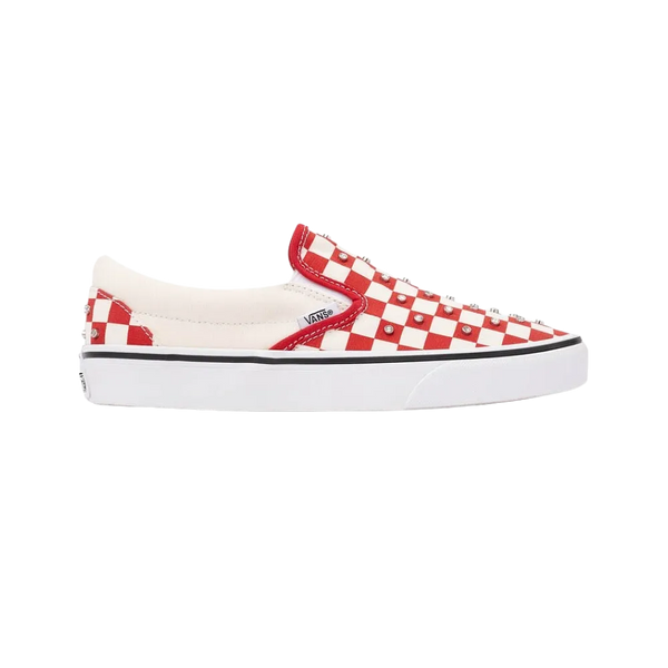 Vans Classic Slip-On Checkerboard Shoe Racing Red
