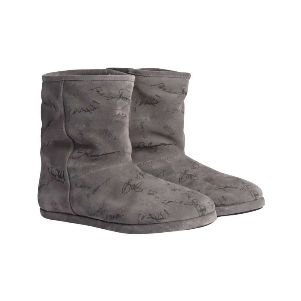 Balenciaga Alaska Soft Bootie In Grey