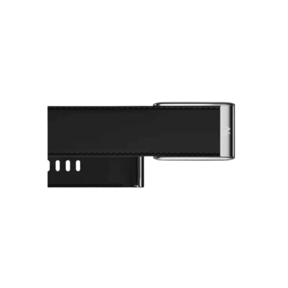 Whoop 5.0 Leatherluxe Tapered Black with Titanium Band (12 Month Subscription Included)