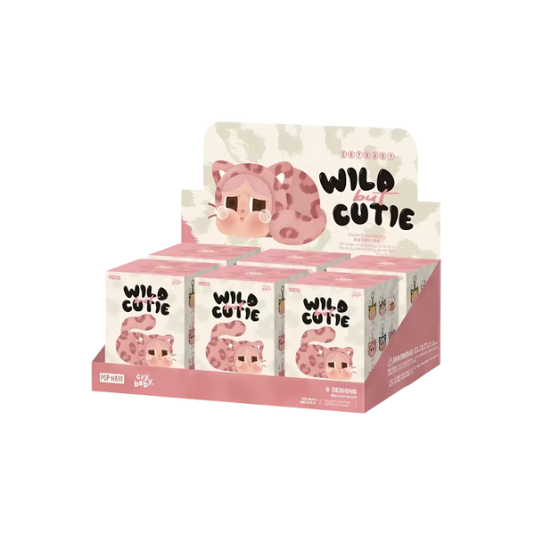 Pop Mart CRYBABY Wild but Cutie Series Vinyl Plush Pendant Sealed Case (6 Blind Box)