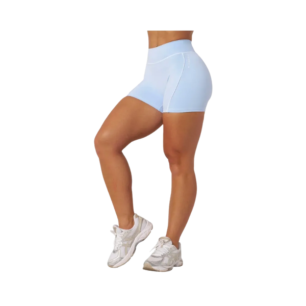 YoungLA Elevate outline Shorts 5" Light Blue