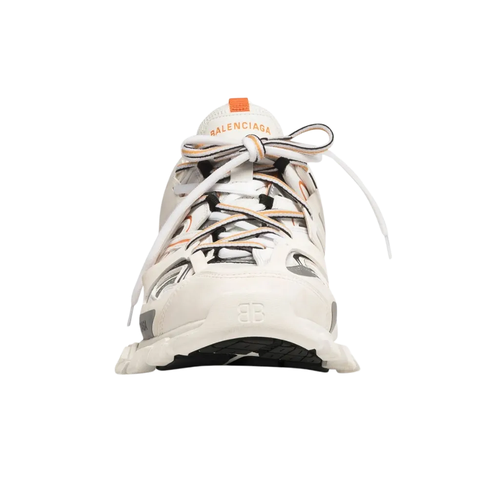 Balenciaga Track Sneaker In 'White Orange'