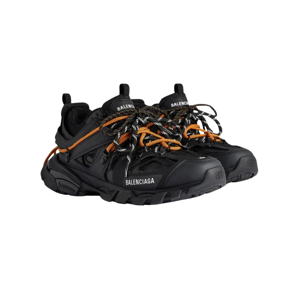 Balenciaga Track Trail Laces Sneaker In Black