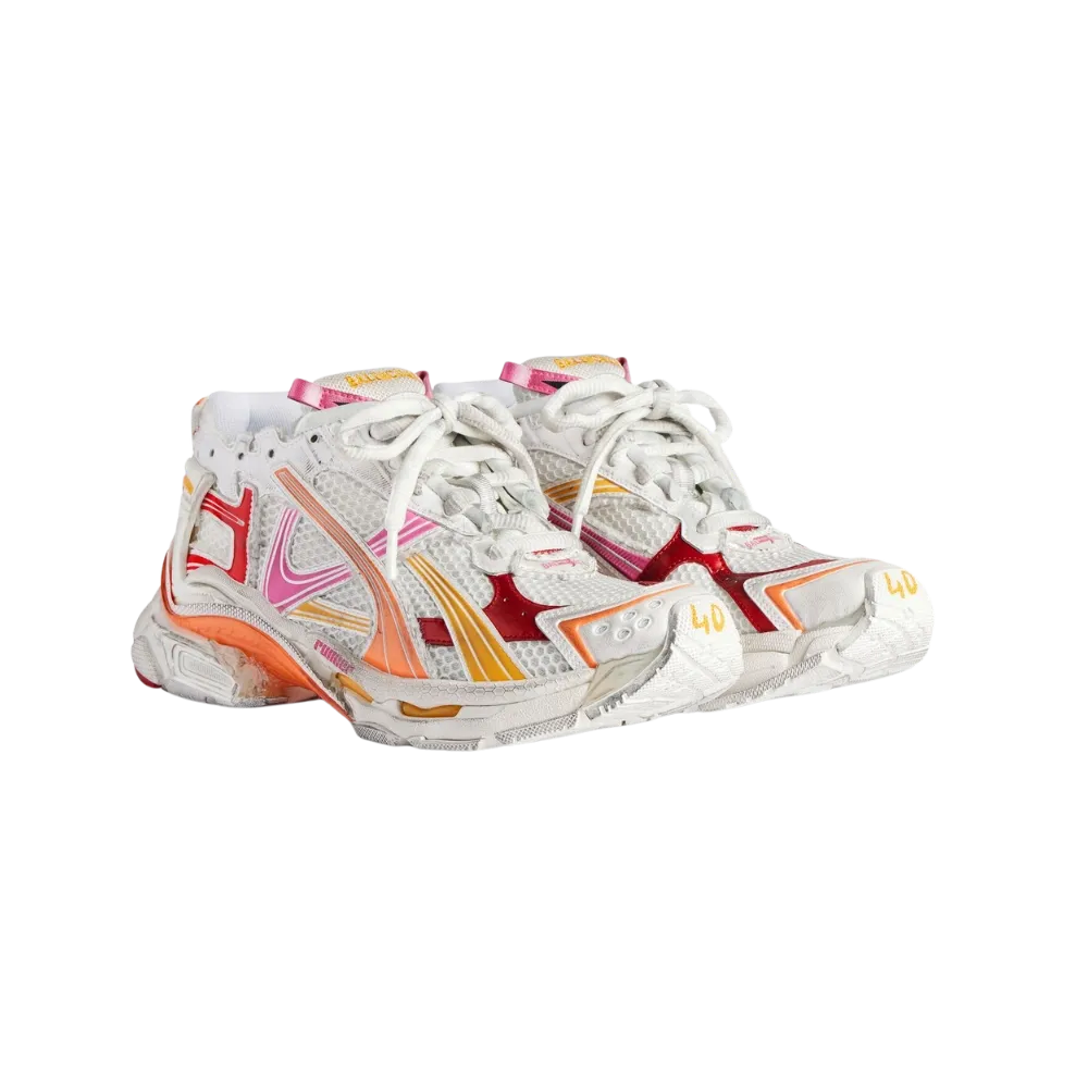 Balenciaga Runner Sneaker In Orange